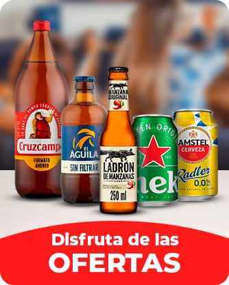 Promociones El Aguila, Amstel, Ladron de Manzanas, Heineken, Radler, Shandy, Cruzcampo en Dia.es